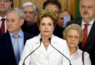 Rousseff: "Esto es un golpe", confío en que la población sabrá decirle 'no'