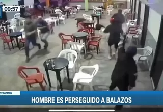 Ecuador: Hombre fue perseguido a balazos dentro de night club
