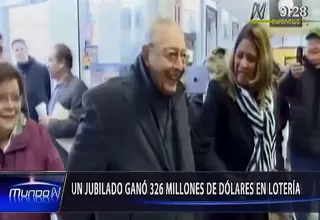EE.UU.: jubilado ganó 326 millones de dólares en lotería