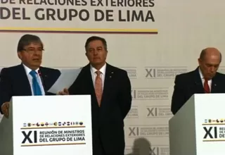Grupo de Lima pidió a CPI considerar "violencia criminal" de Maduro en Venezuela
