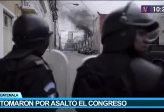 Guatemala: Exmilitares tomaron por asalto el Congreso para exigir indemnización