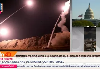 Irán lanza decenas de drones contra Israel
