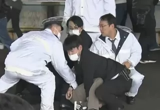 Japón: Evacúan a primer ministro tras explosión durante un acto protocolar