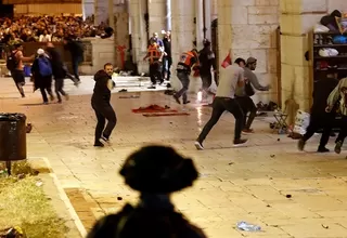 Jerusalén: Enfrentamientos entre Policía israelí y palestinos en la Explanada de las Mezquitas dejan 169 heridos