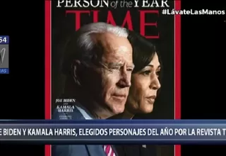 Biden y Harris son elegidos "Personalidades del Año" por la revista Time