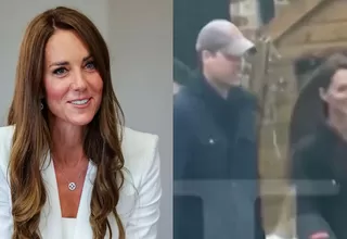 Kate Middleton reapareció muy sonriente con el príncipe Guillermo en medio de polémica