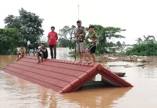 Laos: al menos 26 muertos y 131 desaparecidos tras ruptura de represa