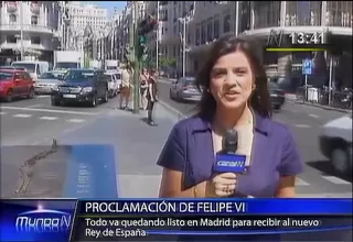 Madrid se prepara para la proclamación de Felipe VI