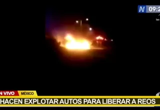 México: Hacen explotar tres coches bomba para liberar a reos