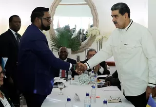 Nicolás Maduro se reunió con el presidente de Guyana en medio de las tensiones por el Esequibo