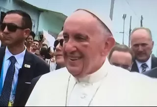 Papa Francisco sufrió un golpe en la cara en Cartagena