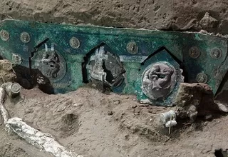 Pompeya: Hallan una excepcional carroza ceremonial en las ruinas romanas