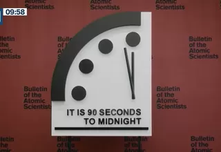 El reloj del juicio final: Estamos a 90 segundos del fin del mundo