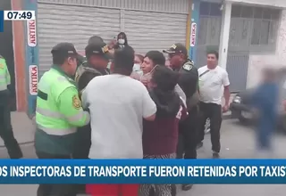Arequipa: Taxista informal retuvo a dos inspectoras de tránsito
