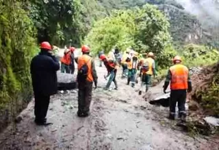 Cusco: tres rocas cayeron sobre carretera Hiram Bingham e impiden acceso a Machu Picchu
