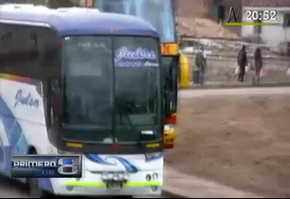 Cusco: Delincuentes asaltan bus con 50 pasajeros