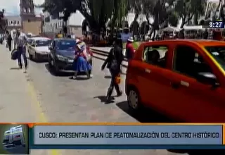 Cusco: buscan liberar de vehículos las calles del centro histórico