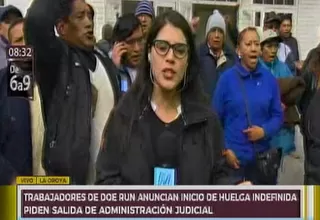 Doe Run: trabajadores inician huelga nacional indefinida en La Oroya
