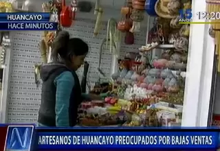 Huacanyo: Artesanos preocupados por bajas ventas en Semana Santa