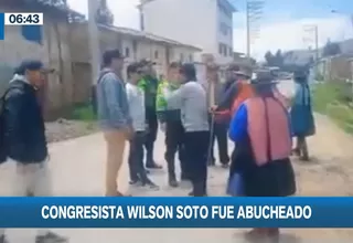 Huancavelica: Congresista Wilson Soto fue expulsado de la ciudad en medio de insultos