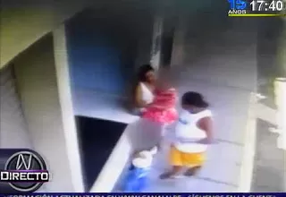 Iquitos: video muestra cómo padres inducen a hija de 7 años a robar