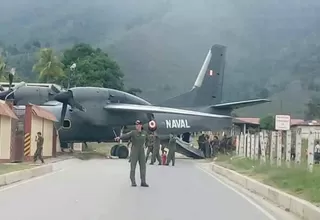 Mazamari: avión de la Marina de Guerra impactó contra base de la Policía