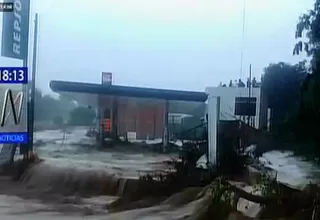 Moquegua: río Moquegua se desbordó y dejó atrapadas a 7 personas en un grifo