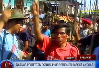 Loreto: nativos tomaron aeropuerto de Andoas en protesta contra Plus Petrol