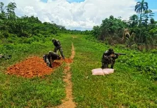 Pasco: PNP y Ejército destruyeron pistas de aterrizaje usadas por el narcotráfico