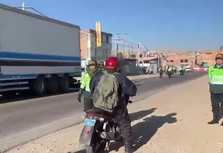Puno: Realizan operativo policial en la carretera para garantizar seguridad ciudadana