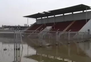 Trujillo: Estadio de El Porvenir continúa inundado tras deslizamientos en quebrada San Idelfonso