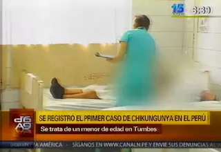 Tumbes: menor de 12 años es el primer caso de Chikungunya en el Perú