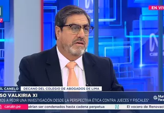 Raúl Canelo: Hay una cantidad inmensa de indicios que complican a la fiscal suprema suspendida