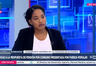 Rosangella Barbarán: Defiende propuest para modificar el sistema de pensiones
