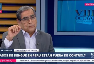 Óscar Ugarte: Lima se convirtió en el principal factor de la epidemia del dengue