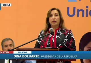 Dina Boluarte: "Seguimos trabajando para recuperar la confianza de inversionistas nacionales y extranjeros"