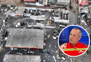 Explosión de grifo en Villa María del Triunfo fue similar a atentado terrorista, aseguró jefe de operaciones de los bomberos Lima Centro