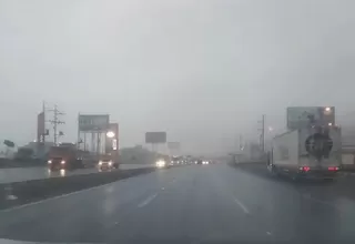 Lima amaneció con lluvia en diversos sectores