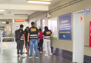 Realizan operativo en la estación del Metro de Lima para detener a los 'salderos'