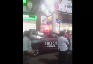 Policía aclaró que realiza una intervención policial en Open Plaza de Canta Callao