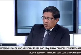 Zeballos: TC ratificó la certeza del Ejecutivo