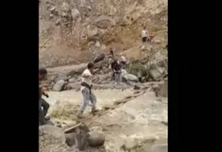 Moquegua: huaico incomunicó a comunidad de Samanco