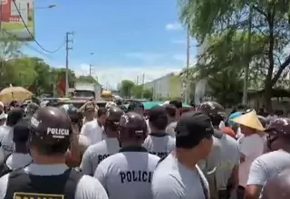 Piura: Bloquean carretera hacia Catacaos