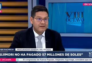 Javier Pacheco: Alberto Fujimori no ha pagado S/57 millones