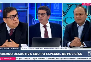 Mariano González y Miguel Pérez Arroyo debaten sobre desactivación de equipo especial de policias