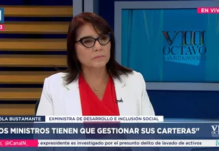 Paola Bustamante: El país no puede parar y la presidenta debe responder