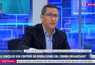 Juan Manuel Saavedra: Se tiene que reforzar a la Policía