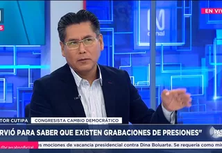 Víctor Cutipa: No podemos estar cambiando de ministros del Interior