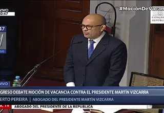 Abogado de Vizcarra: "No se puede vacar al mandatario sobre una base no corroborada"