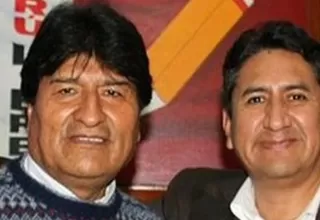 Abren investigación a Evo Morales y Vladimir Cerrón
